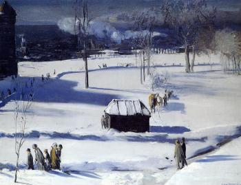 George Bellows : Blue Snow, the Battery